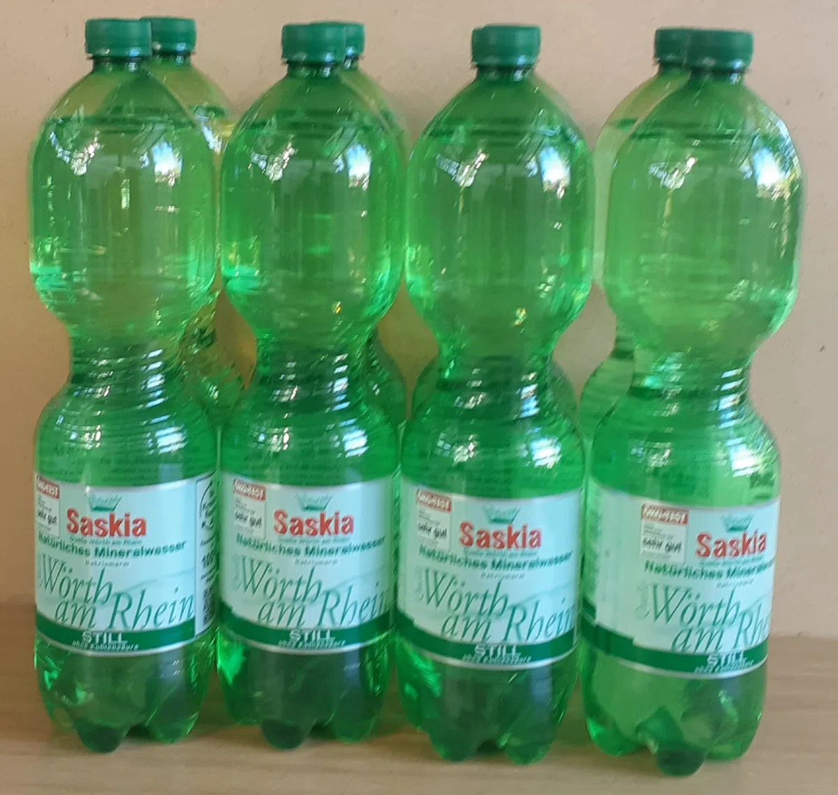 Saskia Mineralwasser Still 8 x 1.5 Liter Einweg