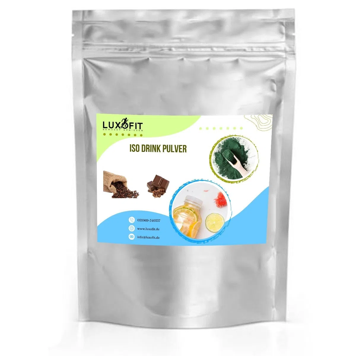 Coffeefee Schoko Isotonisches Getränkepulver, L-Carnitin, Erfrischendes Sportgetränk, Sporternährung, Elektrolytgetränk, schnelle und einfache Zubereitung (10 Kg)