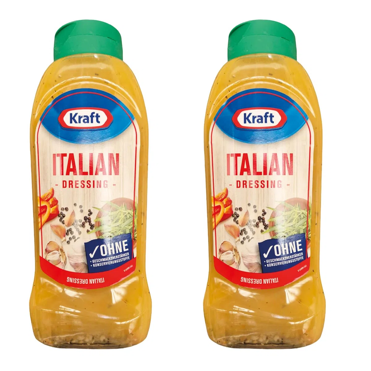 minafood-Set: 2x Kraft - Salatsoße Italian Dressing in 800 ml