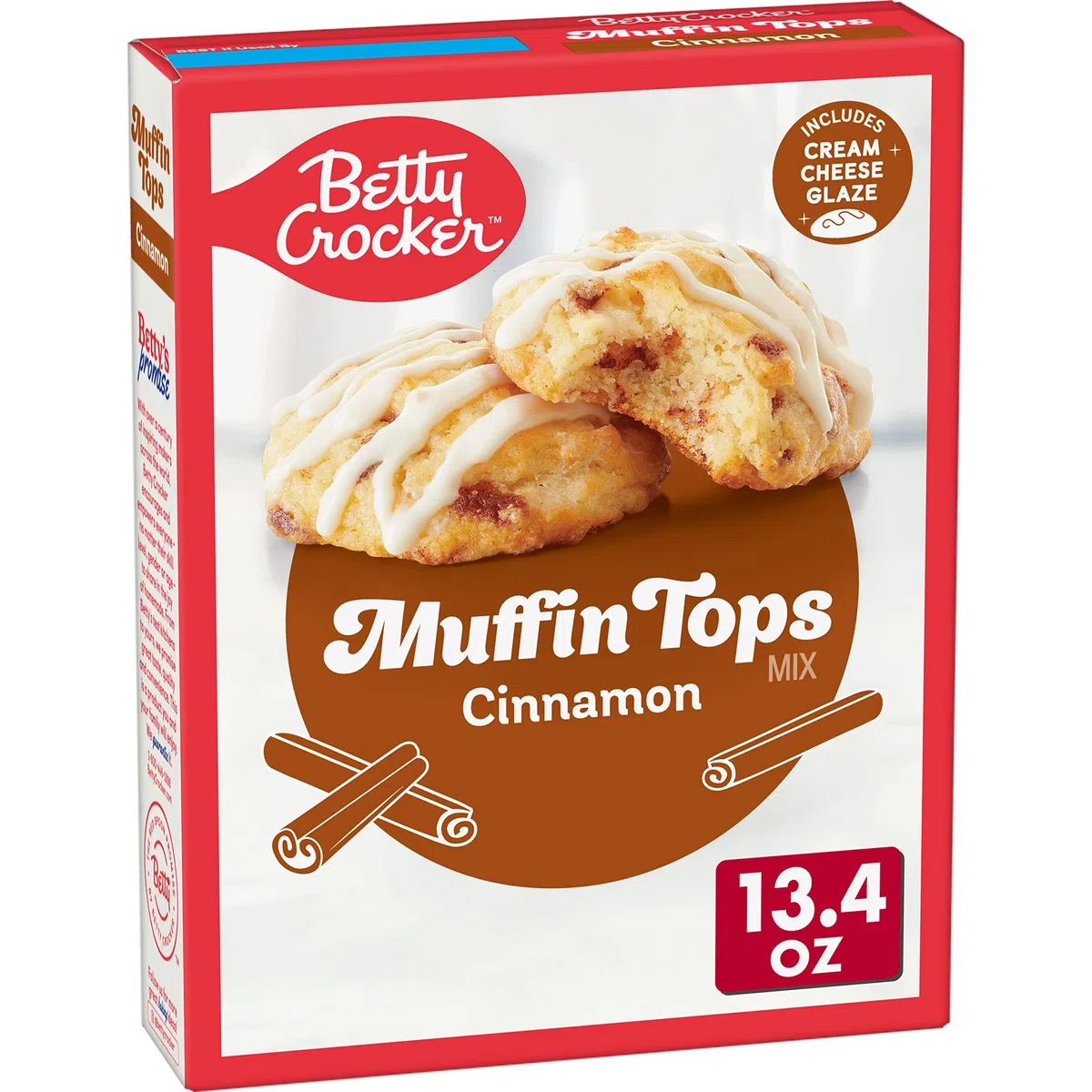 Betty Crocker Muffin-Tops-Mix, Zimt, mit Belag, 380 ml