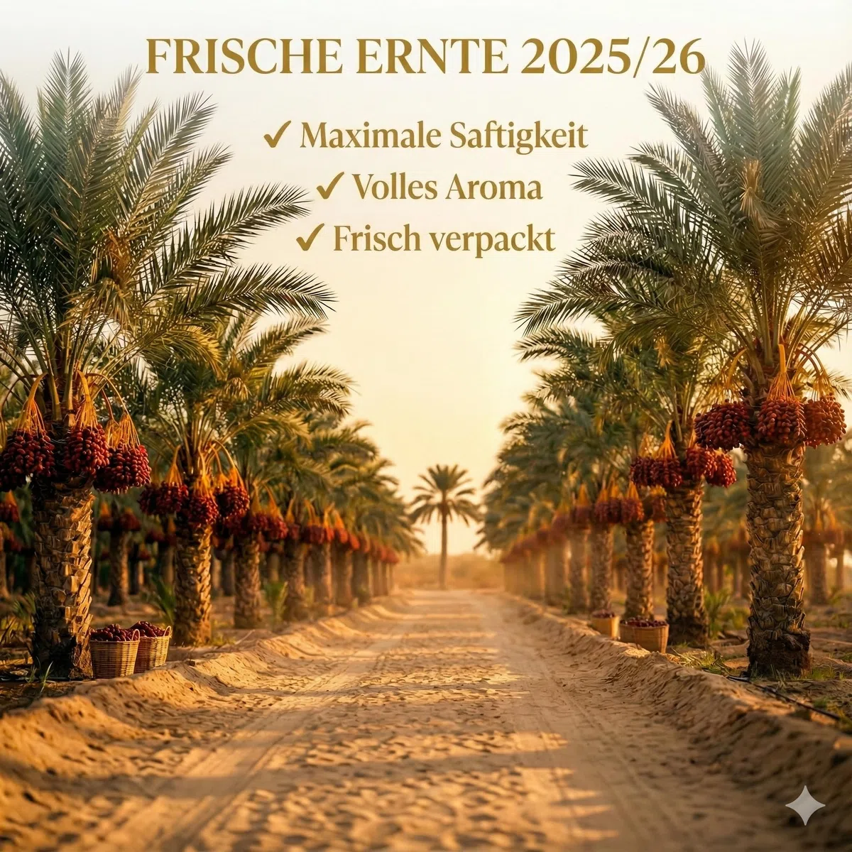 Premium GOLD Medjoul Datteln JUMBO – Extra Große Medjool Dates aus Palästina – Neue Ernte 2025/26 – Ohne Zuckerzusatz – Vegan & Glutenfrei – 100% Natur (1 kg)
