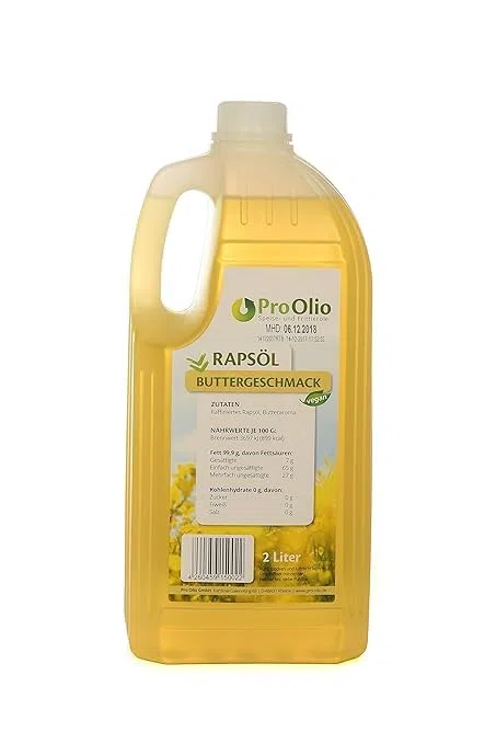 Profi Rapsöl Buttergeschmack laktosefrei & vegan 2 Ltr. - Pro Olio